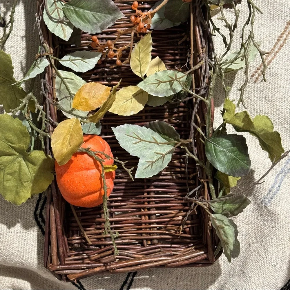 Pottery Barn Faux Autumnal Centerpieces 36” x8”